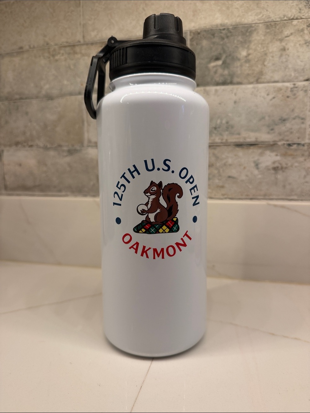 125th U.S. Open Oakmont White Water Bottle